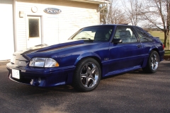 1988 Mustang GT Blue - 2017